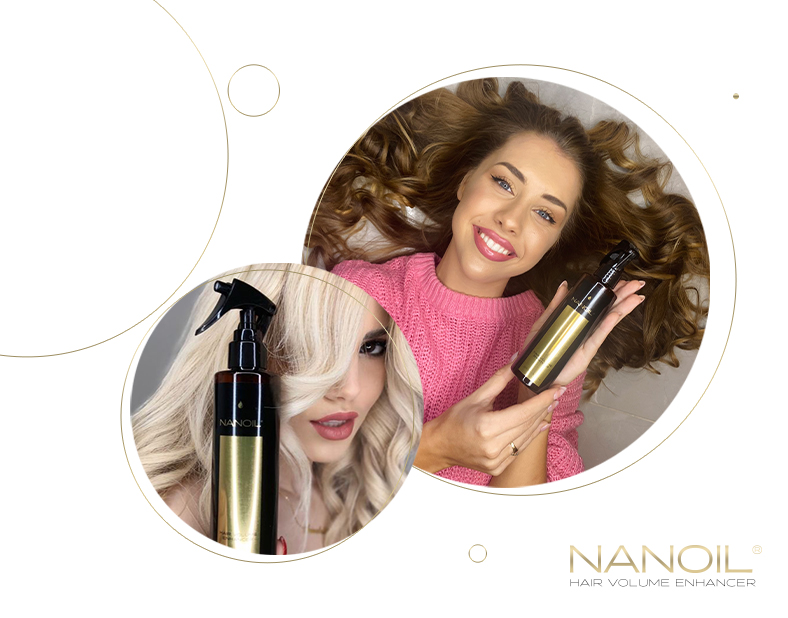 nanoil spray til fyldigere hår