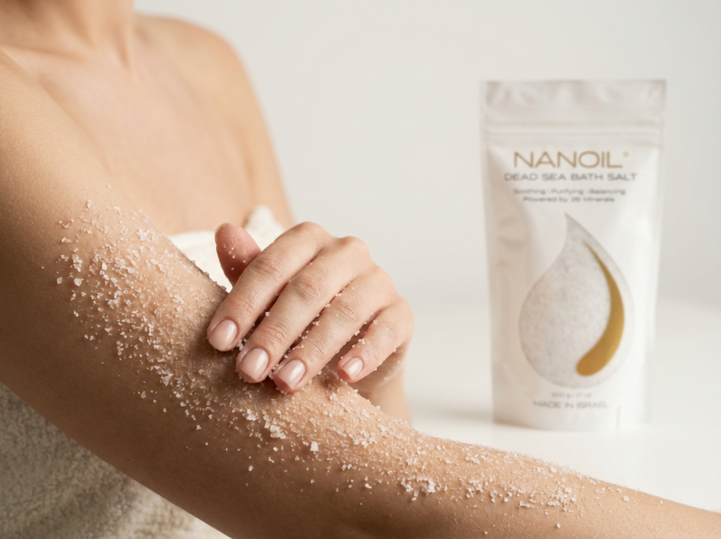 nanoil badesalt badekar